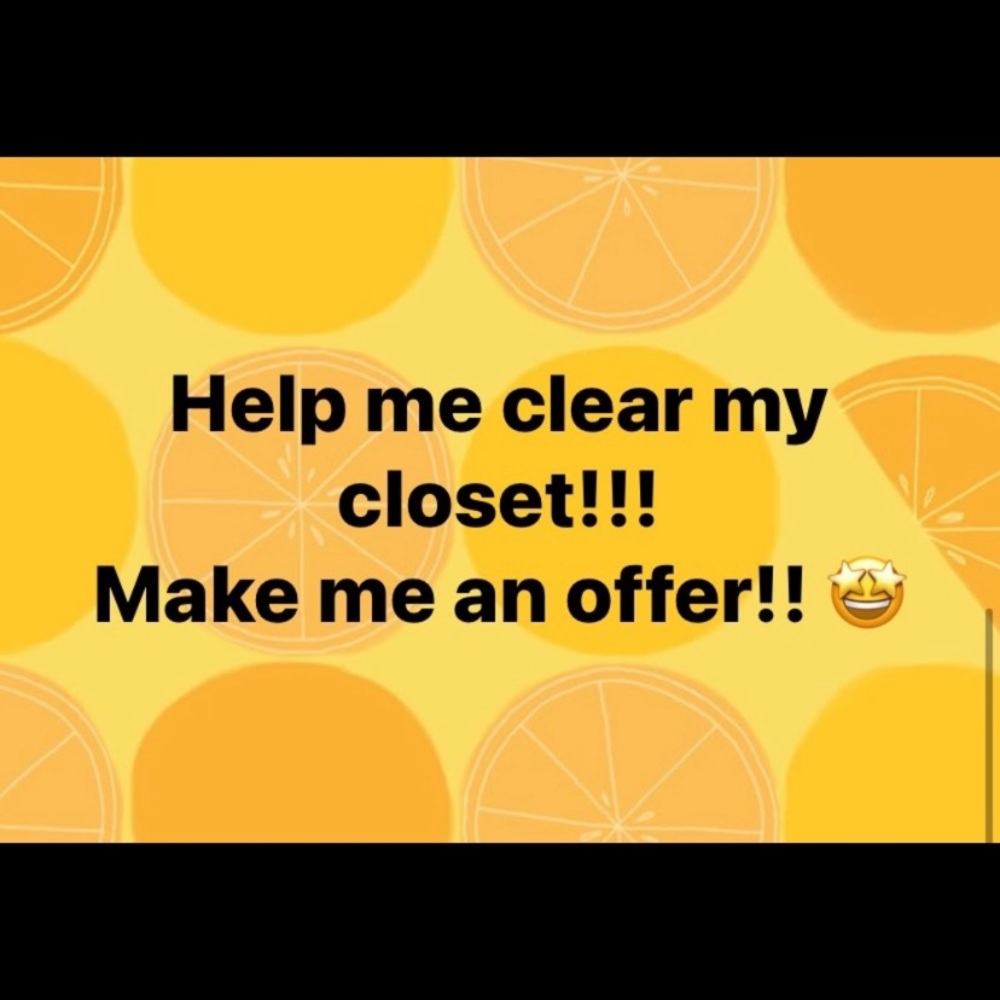 Closet clean out